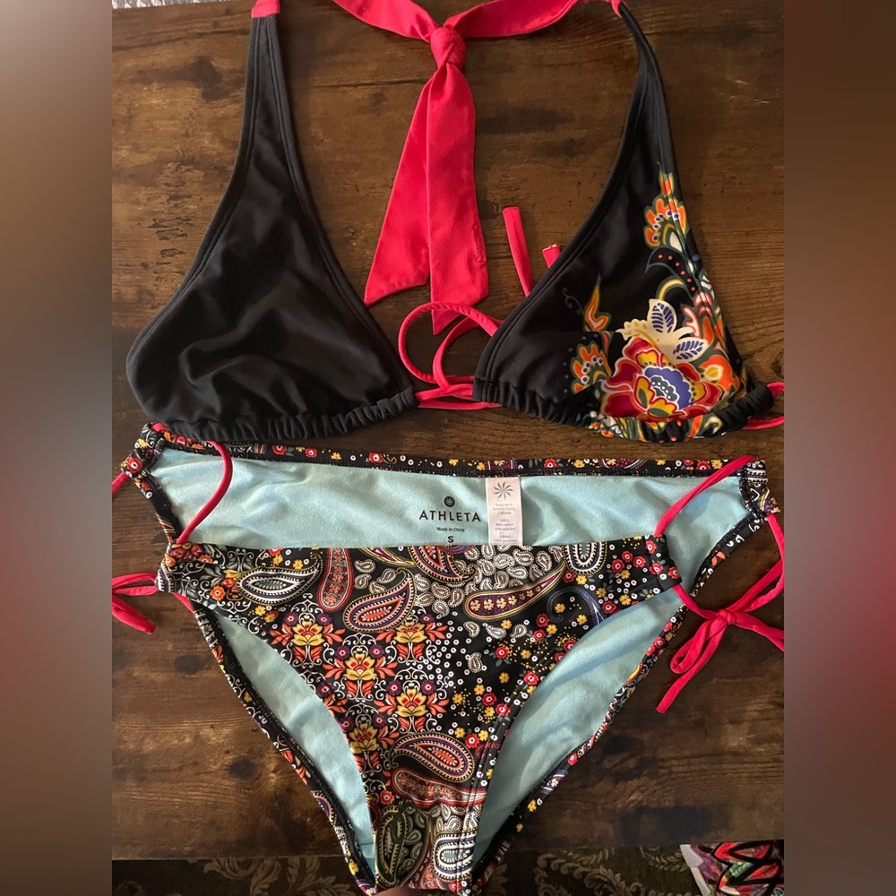 Athleta String Bikini Set Size Small - image 1